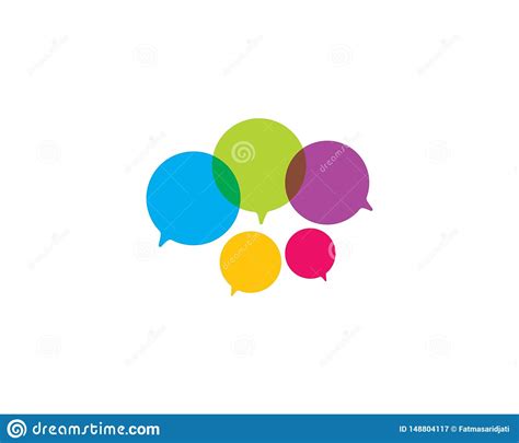 Speech Bubble Symbol Illustration Stock Vector Illustration Of Style Chatting 148804117