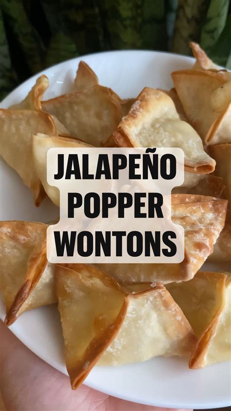 Jalapeño Popper Wontons Artofit