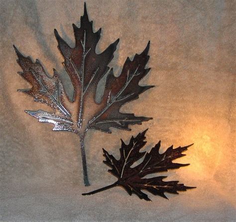 Metal Leaves Wall Decor - Foter