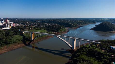 View Of The Friendship Bridge May Ponte Da Amizade Over The