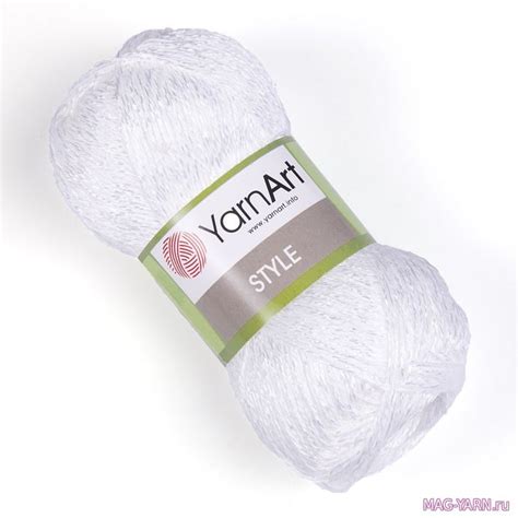 YarnArt купить пряжа Стиль ЯрнАрт (Style) цвет 650 белый