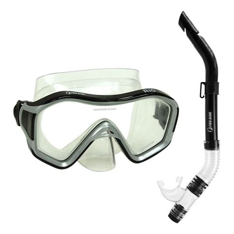 Kit Rio Fun Dive Mascara Snorkel Para Mergulho Pesca Sub Submarino