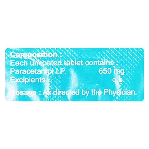 Paraday 650 Tablet 15s Buy Medicines Online At Best Price From