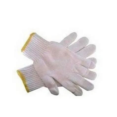 Medical And Surgical White Nova Safe Cotton Knitted Hand Gloves At Rs 100