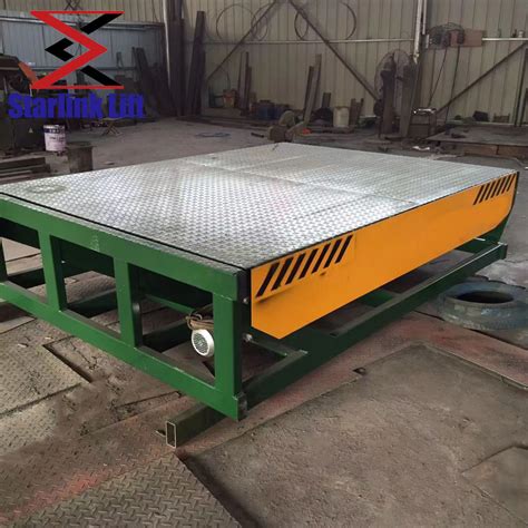 8t Dock Leveler Built In Boarding Bridge Fixed Yard Ramp Loading Dock