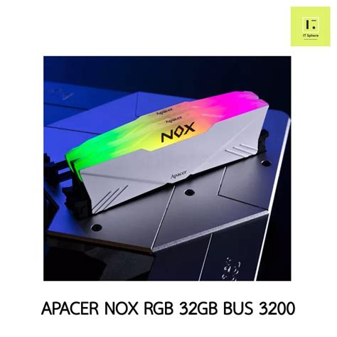 แรม 32GB 16x2GB แรม 162GB BUS 3200 RAM PC Apacer NOX RGB DDR4 16x2