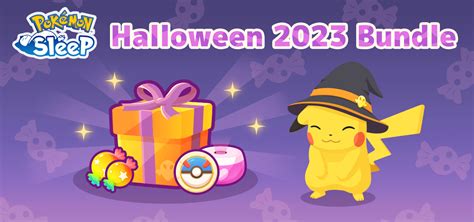 Pokémon Sleep Halloween 2023 Bundles S M and L PocketMonsters Net