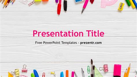 Free School Powerpoint Template | Pendidikan