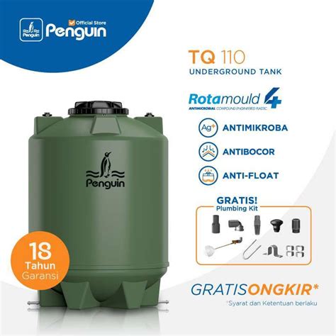 Jual Penguin Tangki Toren Tandon Air Tq 200 2000 Liter Hijau Di