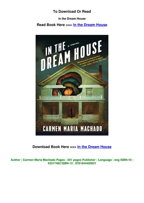 Pdf Download In The Dream House By Carmen Maria Machadopdf Docdroid