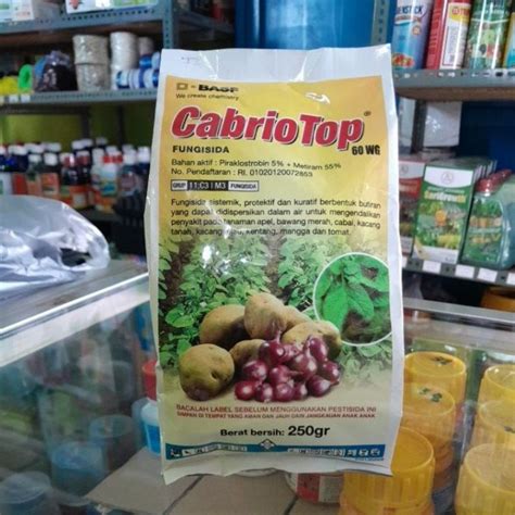 Jual Fungisida Cabrio Top 60 WG Kemasan 250 Gram Shopee Indonesia