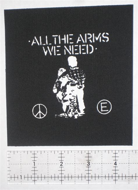 Crass Peace Equality Patch Crust Punk Anarcho Rudimentary Peni