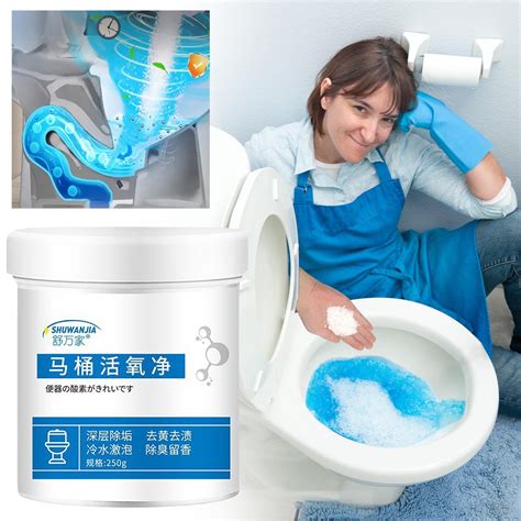 Scrubbing Toilet Bowl Cleaner And Power Stain Destroyer Removes