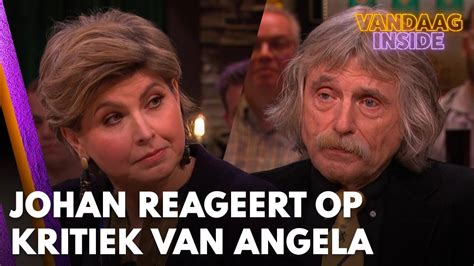 Johan Reageert Op Kritische Column Van Angela De Jong VANDAAG INSIDE