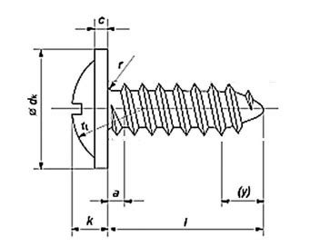 Fastenerdata Metric Phillips Flange Pan Head Self Tapping Screw Ab