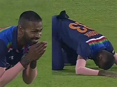 Hardik Pandya I हार्दिक पांड्या ने शिखर धवन को सिर झुकाकर किया प्रणाम बनाया बाहुबलि देखें