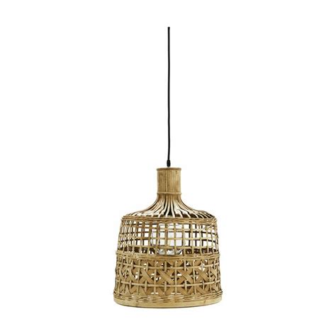 Suspension En Bambou Cm Madam Stoltz Bambou Luminaire Grande