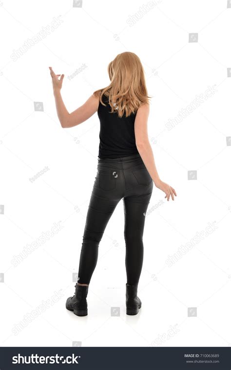 Full Length Portrait Blonde Girl Wearing Stock Photo 710063689 Shutterstock