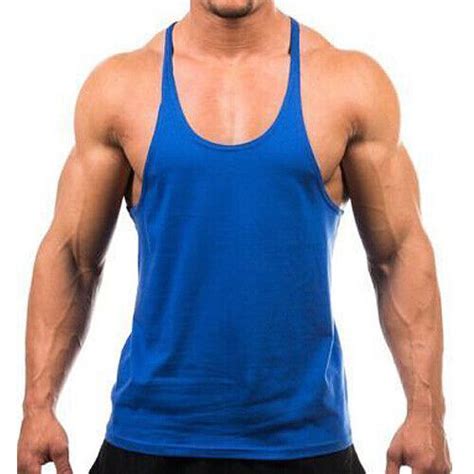 Gym Singlets Bodybuilding Tank Top Gym Stringer Y Back Muscle