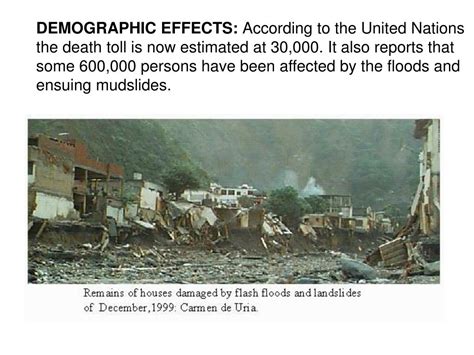 PPT - Effects of Flooding Effects of flooding on people are: i) demographic ii) economic iii ...