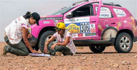 Rallye Aicha Des Gazelles Hajar Elbied Et Malika Ajaha Grandes