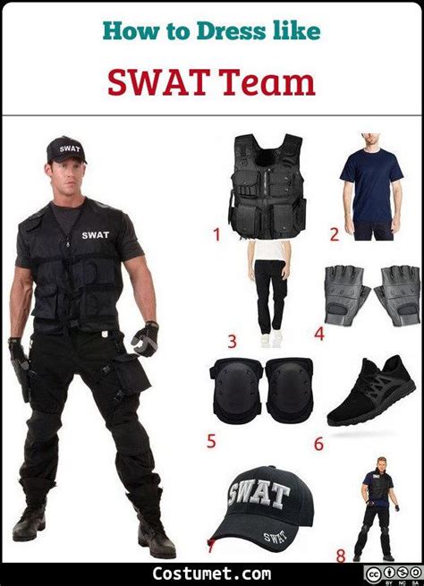 SWAT Team Costume For Cosplay Halloween 2023 Swat Team Costume