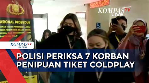 Mabes Polri Periksa Korban Terkait Kasus Penipuan Tiket Coldplay