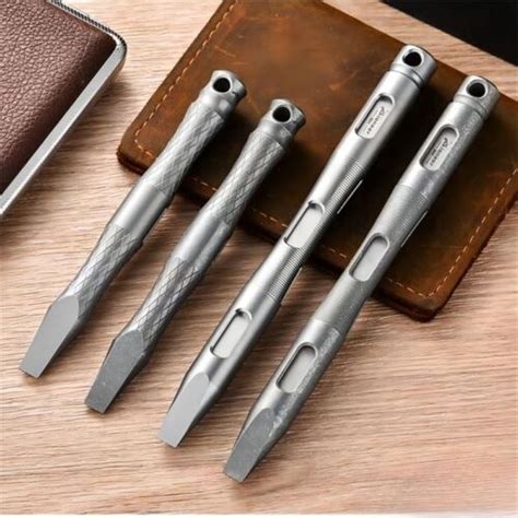 Titanium Pry Bar Crowbar Pocket Tool Keychain EDC Outdoor Camping Multi