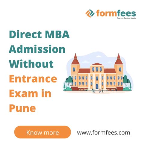 Direct Mba Admission Without Entrance Exam In Pune Formfees