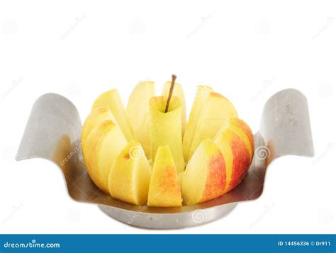 Sliced Apple Stock Photo Image Of Half Part Circle 14456336