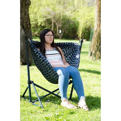 Ozark Trail Portable Hammock Camping Chair Nylon Blue Walmart