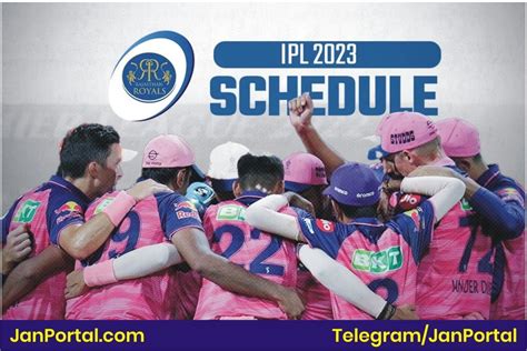 Rajasthan Royals Ipl Schedule