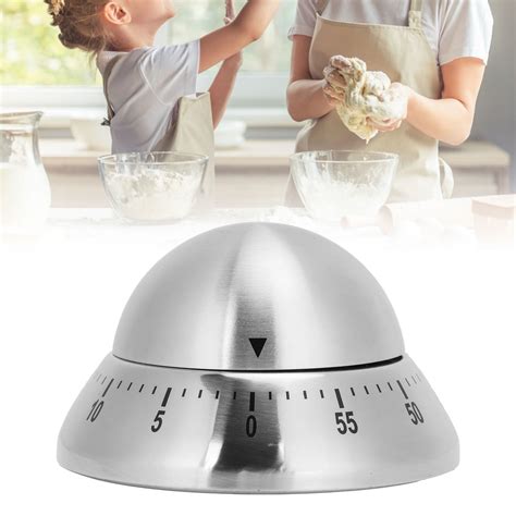 LYUMO Kitchen Timer Kitchen Cooking Timer Stainless Steel Mechanical