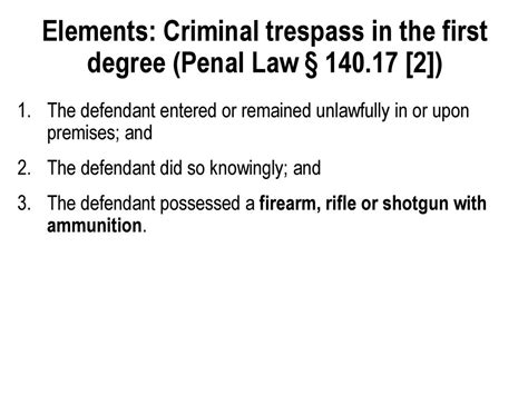 Criminal Trespass And Burglary Final Ppt Download