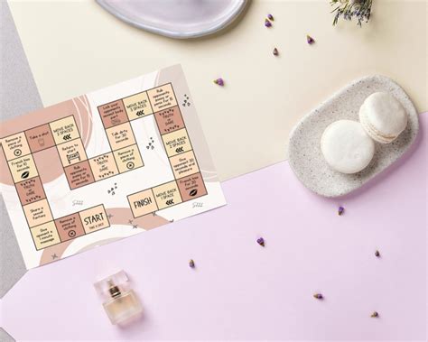 Intimacy Foreplay Board Game For Adult Couples Printable Date Night Drinking Sex Game For