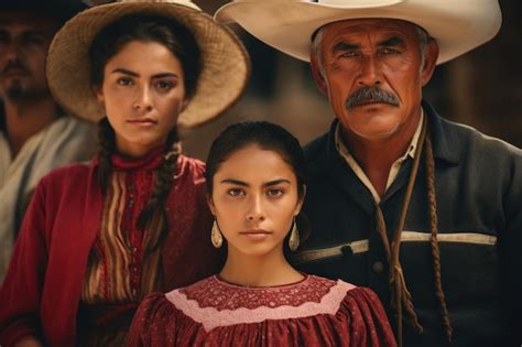 Premium Photo A Man And A Woman Dressed In Traditional Mexican