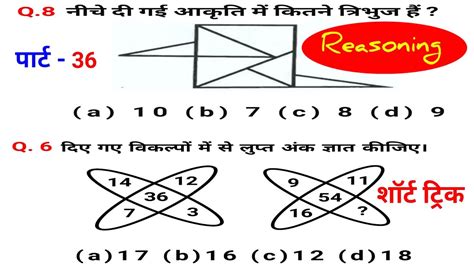 Reasoning Part For Railway Ntpc Group D Ssc Cgl Chsl Mts