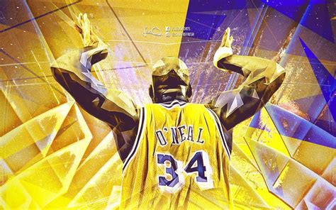 Los Angeles Lakers legend, Shaquille O' Neal... Full size of wallpaper ...