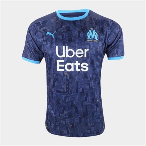 Camisa Olympique De Marseille Away S N Torcedor Puma Masculina