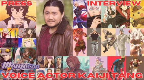 Press Interview With Voice Actor Kaiji Tang At Momocon 2023 Voice Of Gojo In Jujutsu Kaisen