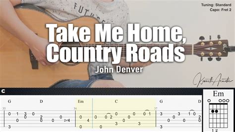 Take Me Home Country Road Guitar Chords