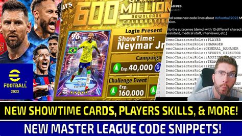 Ttb Efootball 2023 Brand New Showtime Cards Free Neymar And Some