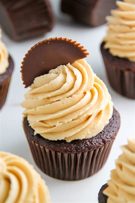 Ultimate Chocolate Peanut Butter Cupcakes Baker By Nature Artofit