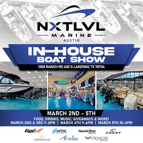 In-House Boat Show - NXTLVL Marine Austin - NXTLVL Marine