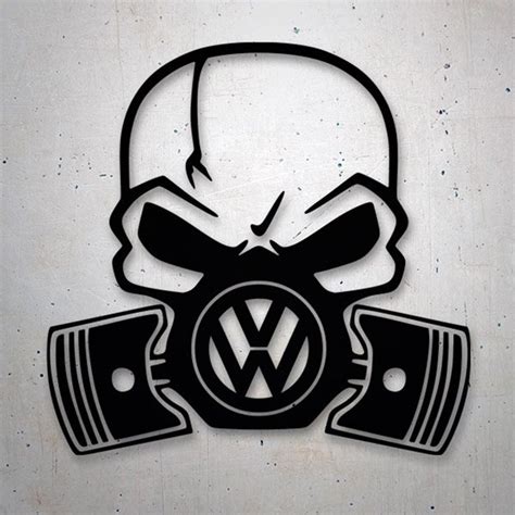 Sticker Skull Volkswagen MuralDecal