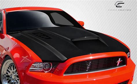 Carbon Fiber Hood Body Kit For Ford Mustang Ford