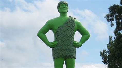 The first version of the Jolly Green Giant (Green Giant's mascot) was ...