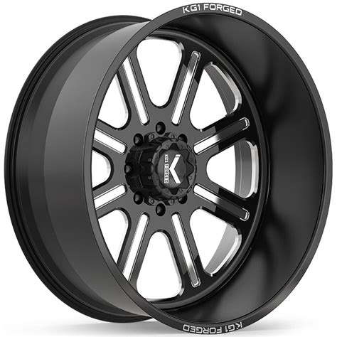 Kg1 Forged Kc014 Trident 26x12 Gloss Black Machined Rev Wheels And Rims