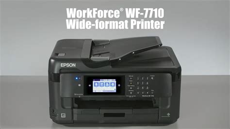 Epson WorkForce WF 7710 Wireless All In One Inkjet Printer Black WF