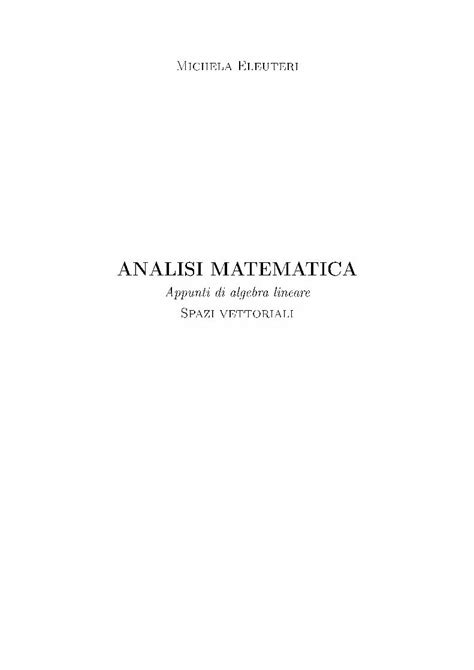 Pdf Analisi Matematica Mypoliuni Weebly Commypoliuni Weebly